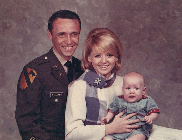Kathy Dodd Williams with her husband (Marv's Bro) James Williams and baby James (Jimmy) Williams