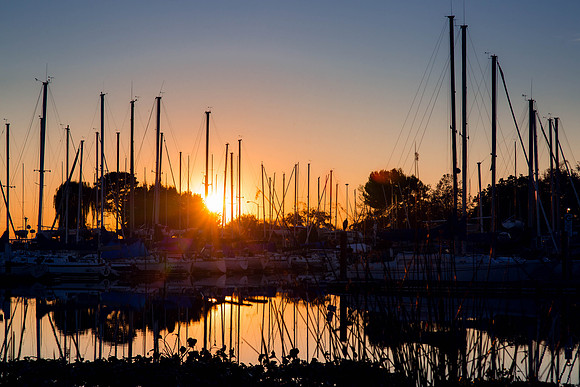 Stockton Sailing Club Sunset