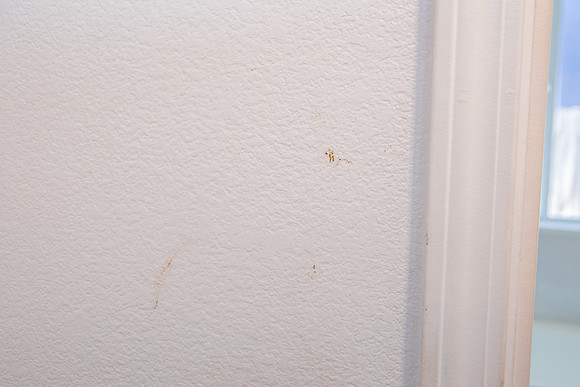 wall needs cleaning